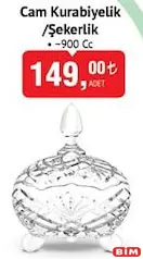 GLASS İN LOVE CAM KURABİYELİK/ŞEKERLİK 900 CC